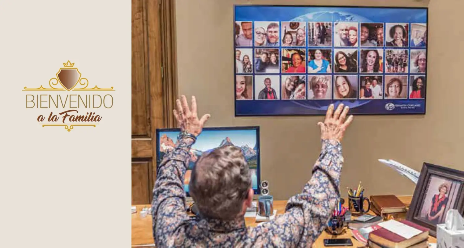 ¿BIENVENIDO A LA FAMILIA!